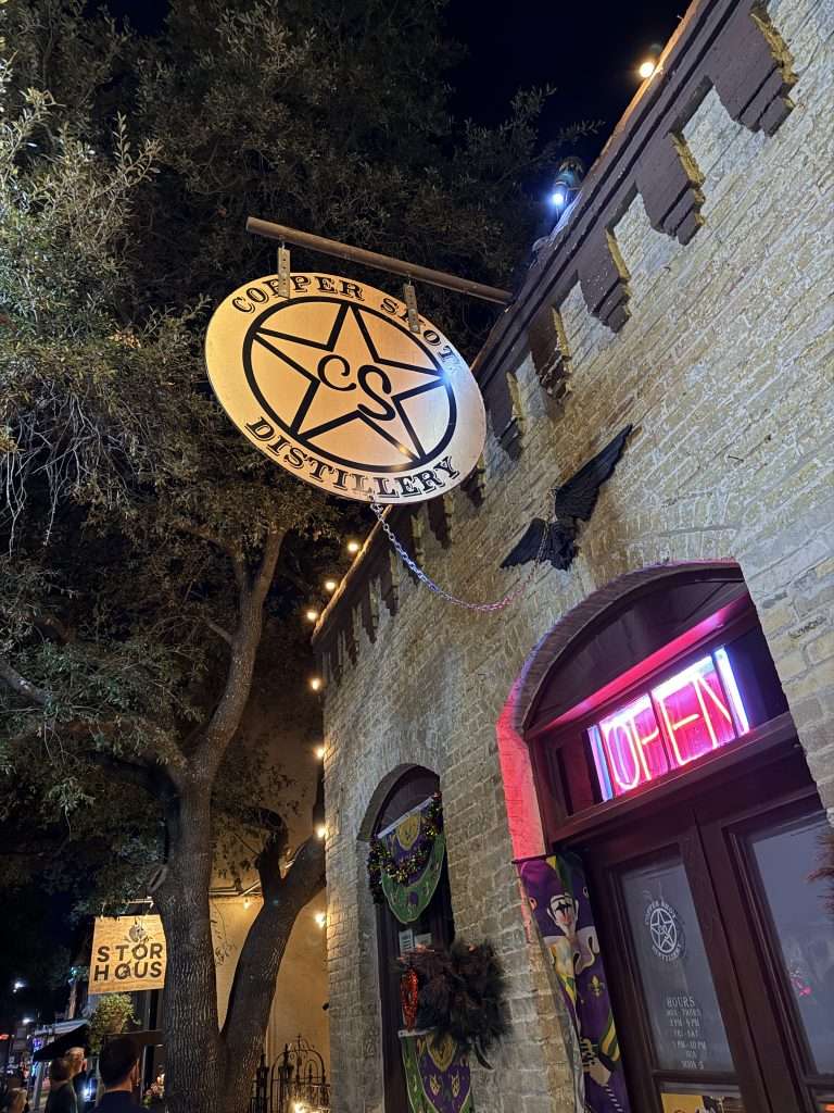 Copper Shot Distillery in Bastrop Texas