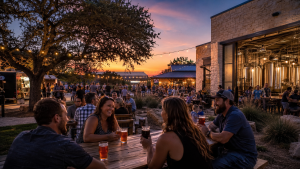 I-35 corridor breweries from New Braunfels to Georgetown — taproom map