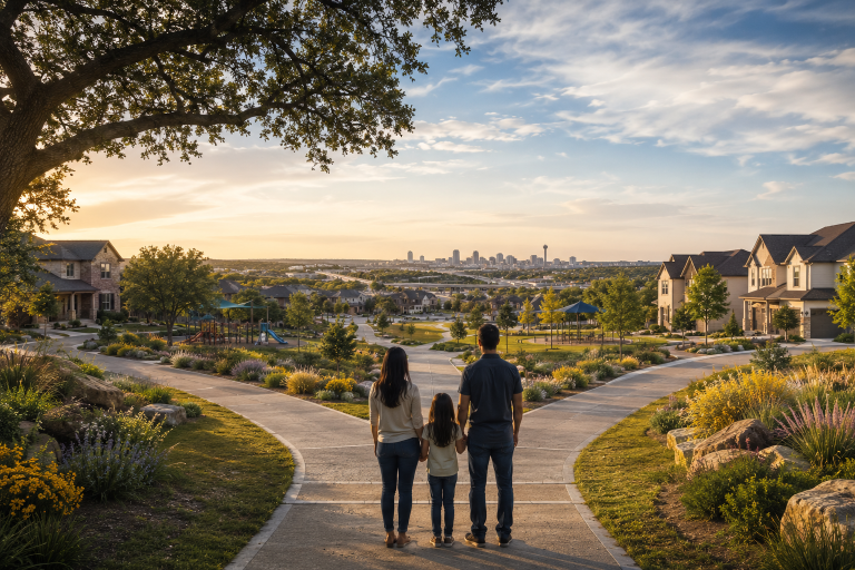 A family looking for details on best suburbs northeast of san antonio