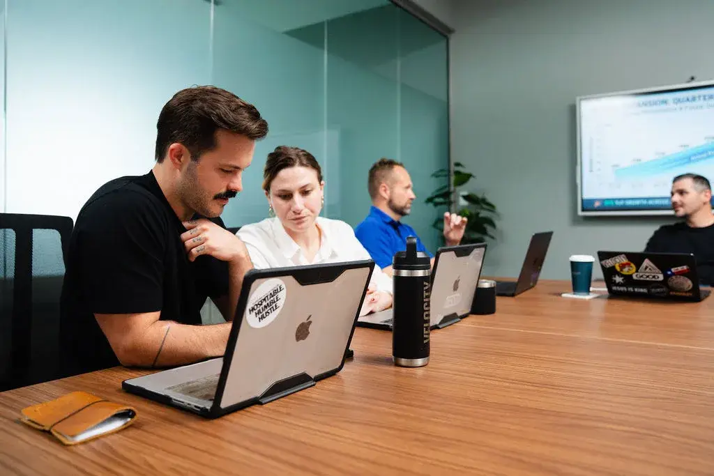 Coworking space San Marcos Texas — Corridor Collective meeting room and offices
