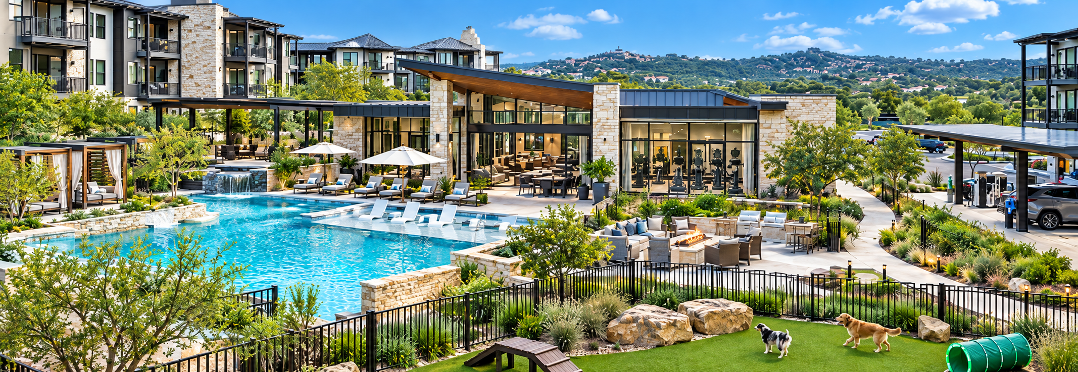 Luxury apartment community for rent in Central Texas