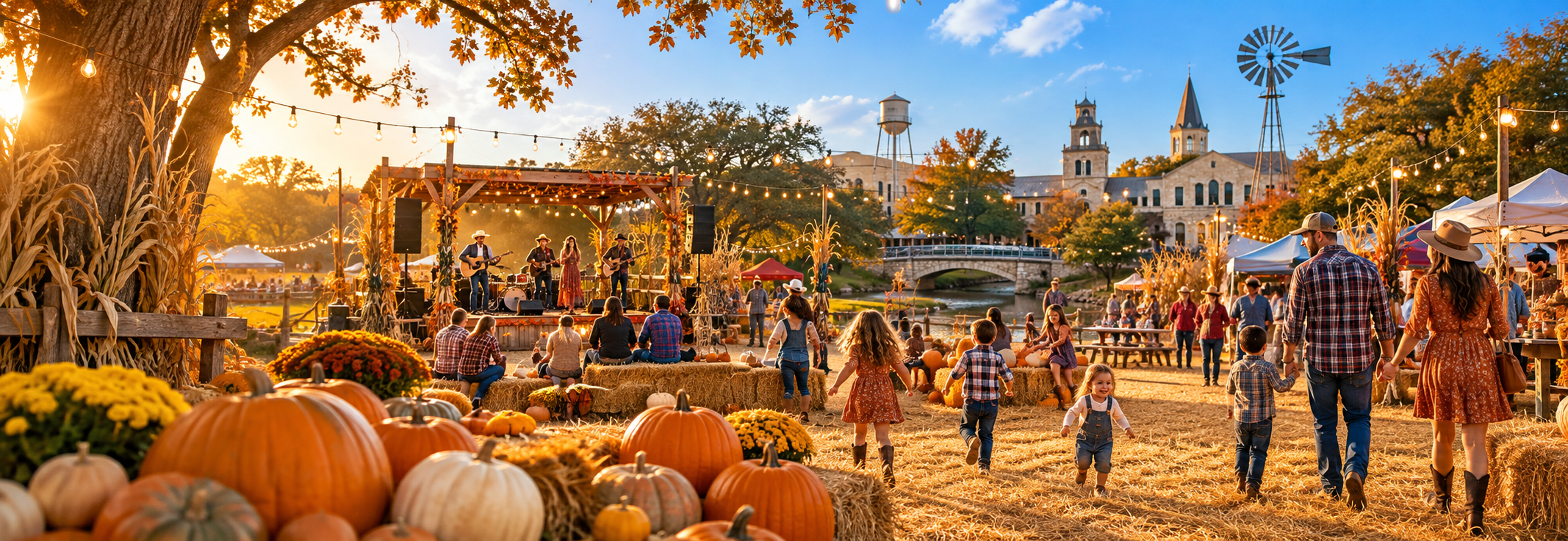 San Antonio suburbs fall festivals and pumpkin patches in Seguin, Schertz, Cibolo, Converse, and Universal City — The Texas Current podcast, Texas Home Talk